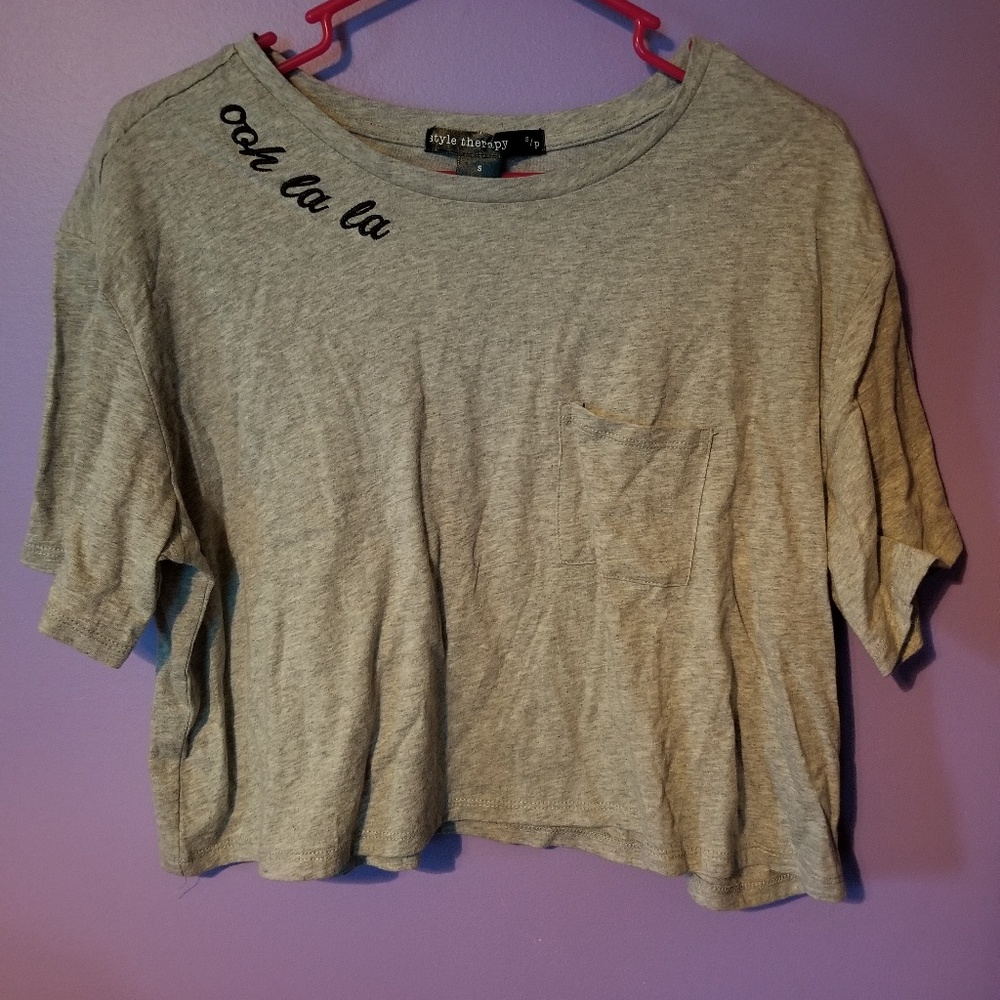 Style Therapy crop tee